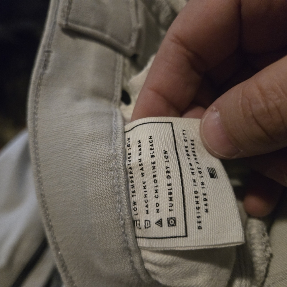 AYR The Zippy Skinny Jeans 27 Gray Ankle Zip Stretch - Picture 9 of 13